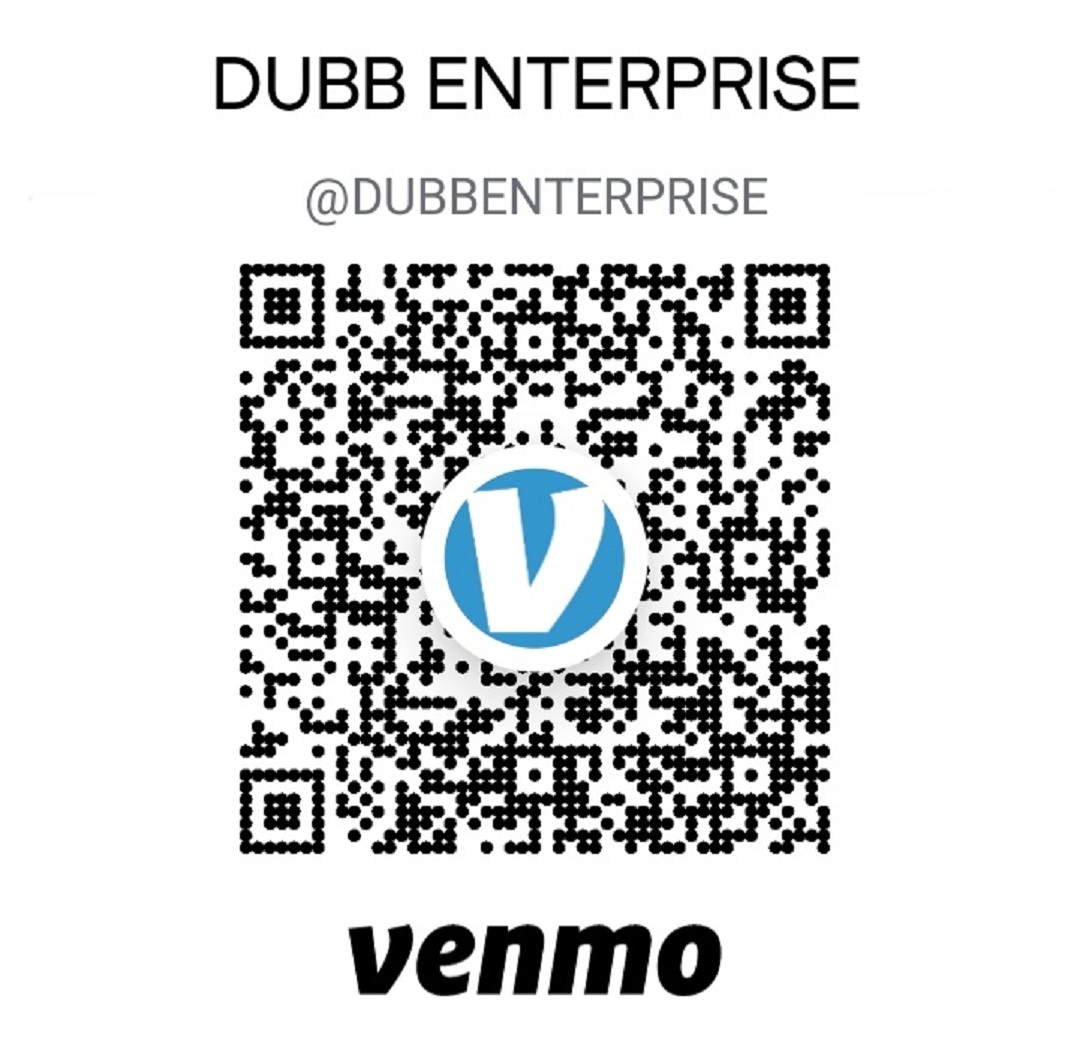 DUBB ENTERPRISE Venmo QR Code